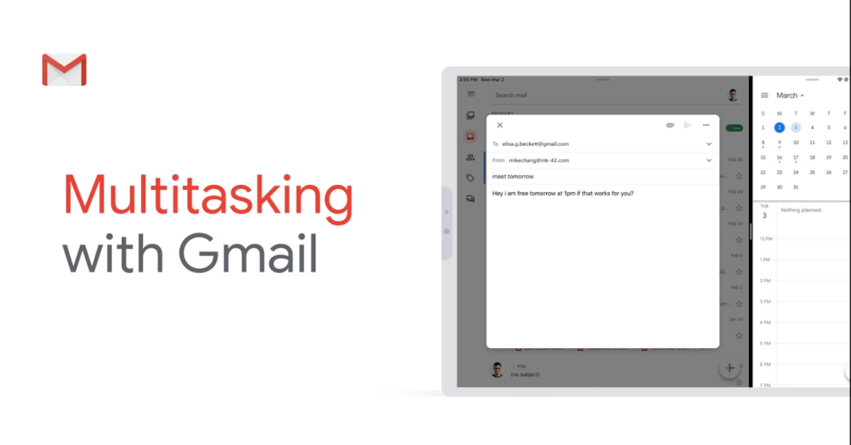 Gmail je konečně kompatibilní s multitaskingem na iPadu