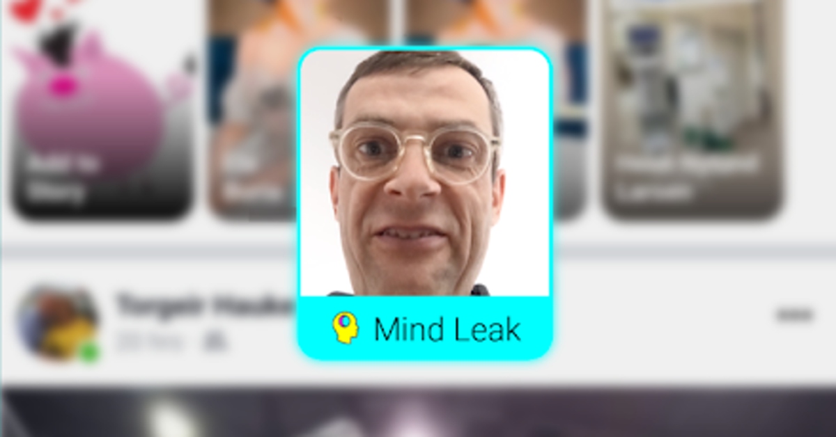 Apka Mind Leak vám ukáže, jak vypadáte, když civíte do mobilu příliš dlouho
