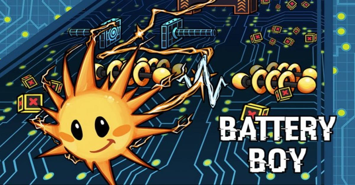 Hra Battery Boy mění obsah na základě aktuálního stavu baterie