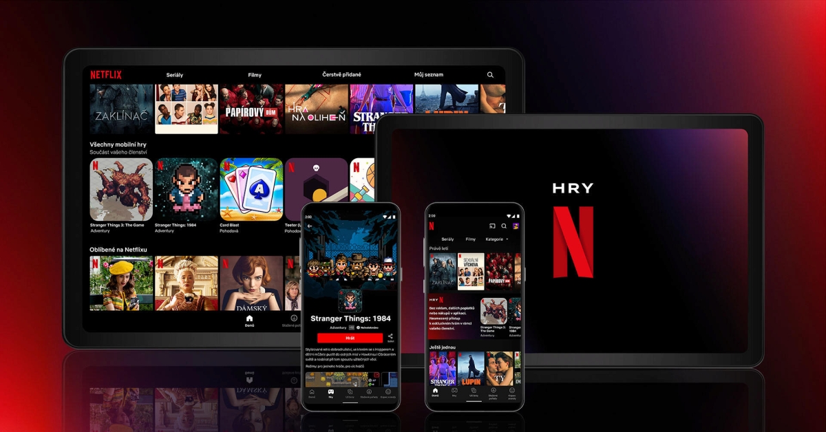 Netflix přidal do své aplikace herní sekci