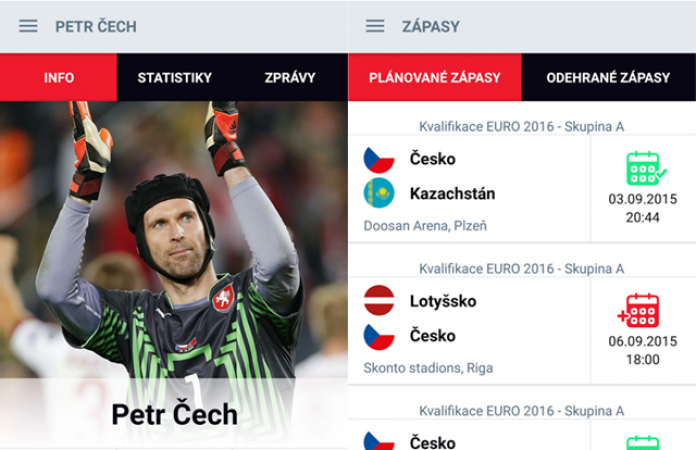 Připravte se s fotbalisty na Euro 2016! T-Mobile vykopnul aplikaci Česká Repre