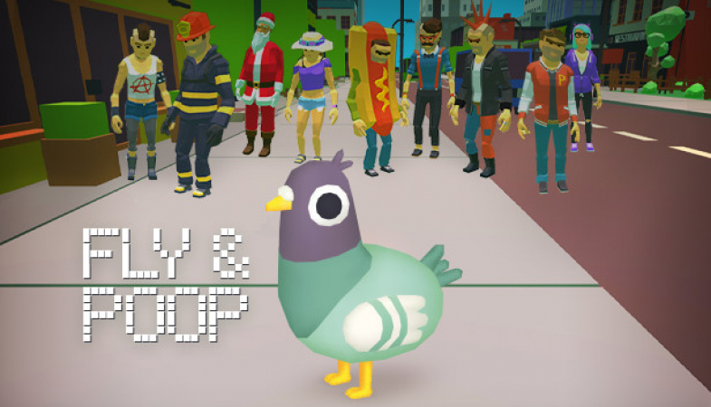 Fly&Poop je dokonalý simulátor „pražského“ ptactva