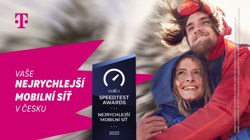 T-Mobile má nadále nejlepší a nejrychlejší mobilní síť v ČR