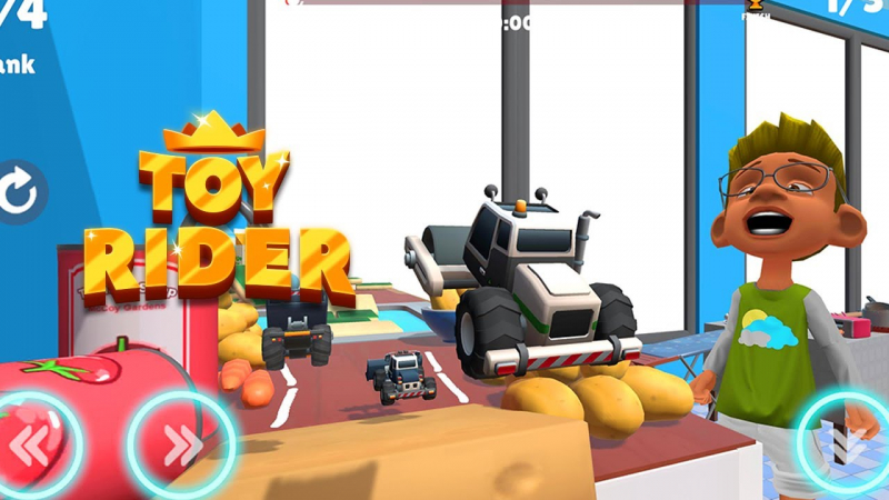 Šílené závodění v Toy Rider: All Star Racing
